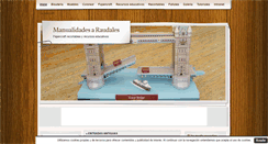 Desktop Screenshot of manualidadesaraudales.com